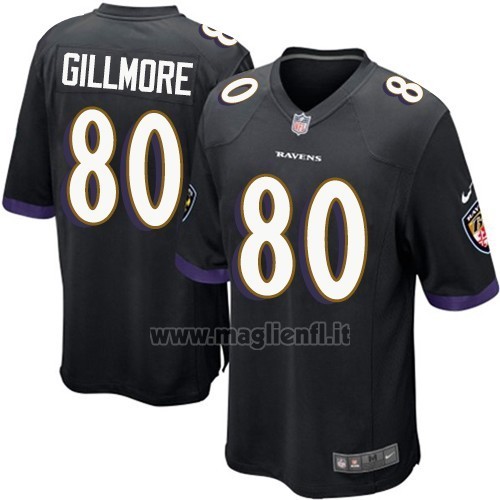 Maglia NFL Game Baltimore Ravens Gillmore Nero